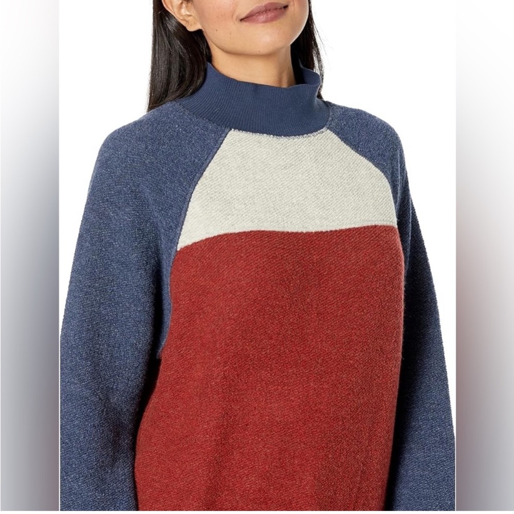 Prana Flint Brook Mock Neck Pullover Nautical - Picture 2 of 11
